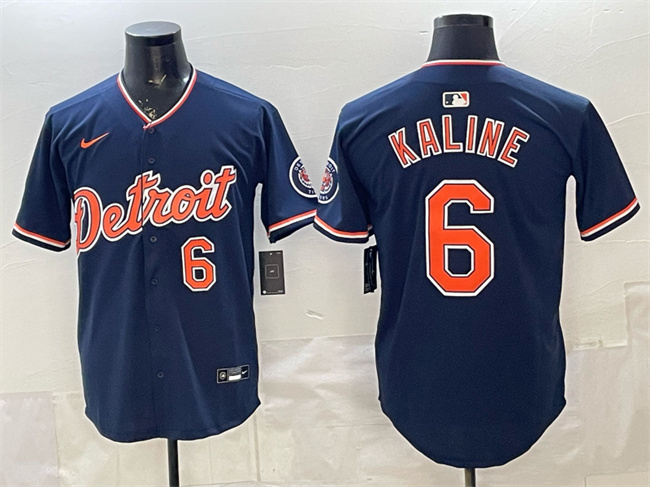 Detroit Tigers #6 Al Kaline Navy 2026 Alternate Vapor Premier Limited Stitched Baseball Jersey