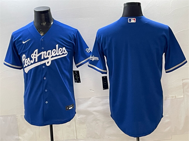 Los Angeles Dodgers Blank Royal Alternate Stadium Stitched Baseball Jersey