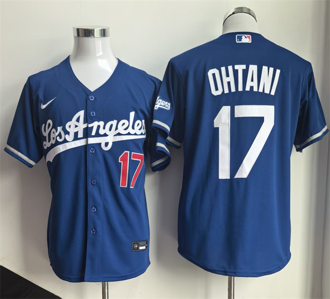 Los Angeles Dodgers #17 Shohei Ohtani Royal 2026 Gold Collection Stadium Stitched Baseball Jersey Los Angeles Dodgers #17 Shohei Ohtani Royal 2026 Gold Collection Stadium Stitched Baseball Jersey