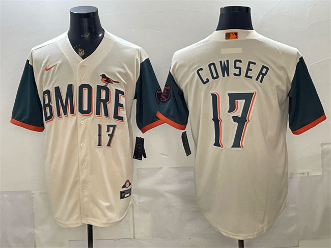 Baltimore Orioles #17 Colton Cowser Natural 2026 City Connect Stadium Stitched Baseball Jersey