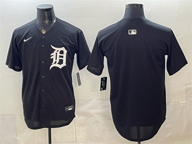 Detroit Tigers Blank Black Limited Stitched Baseball Jersey Detroit Tigers Blank Black Limited Stitched Baseball Jersey