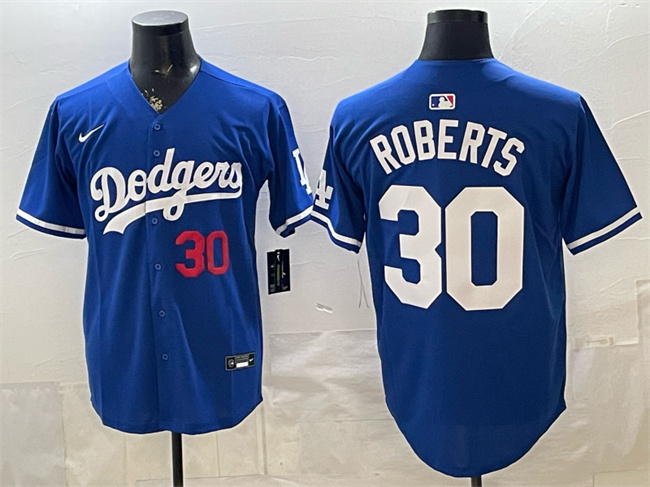 Los Angeles Dodgers #30 Dave Roberts Royal 2026 Limited Stitched Baseball Jersey