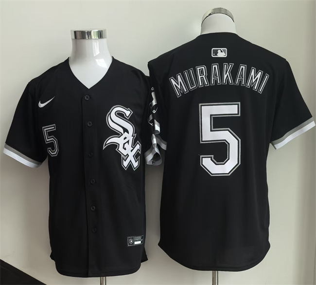 Chicago White Sox #5 Munetaka Murakami Black 2025 Limited Stitched Baseball Jersey