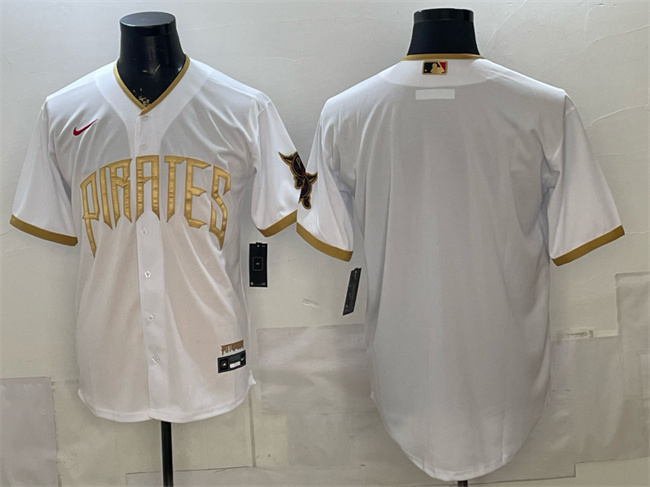 Pittsburgh Pirates Blank White 2026 City Connect Stadium Stitched Baseball Jersey
