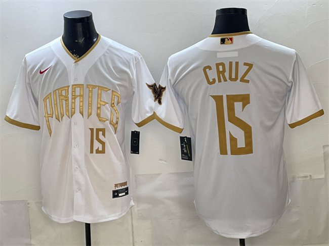 Pittsburgh Pirates #15 Oswin Appollis White 2026 City Connect Stadium Stitched Baseball Jersey