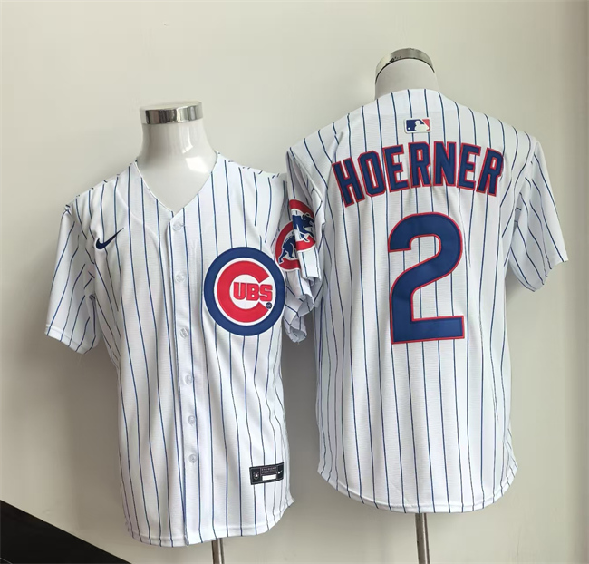 Chicago Cubs #2 Alex Bregman White Cool Base Stitched Baseball Jersey Chicago Cubs #2 Alex Bregman White Cool Base Stitched Baseball Jersey