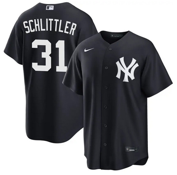 New York Yankees #31 Cam Schlittler Navy 2026 Alternate Stitched Baseball Jersey