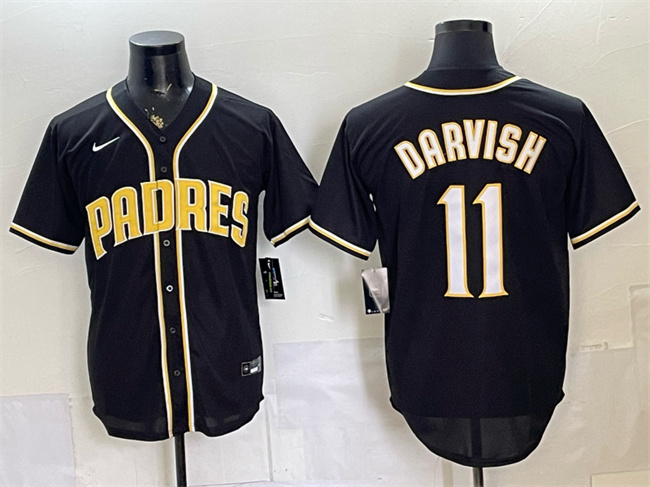 San Diego Padres #11 Yu Darvish 2026 Fashion Replica Black Out Stitched Baseball Jersey