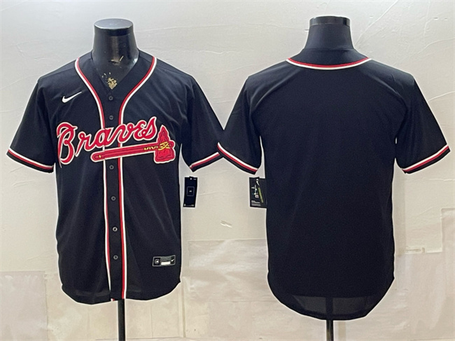 Atlanta Braves Blank 2026 Fashion Replica Black Out Stitched Baseball Jersey