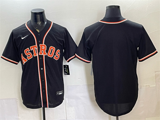 Houston Astros Blank 2026 Fashion Replica Black Out Stitched Baseball Jersey