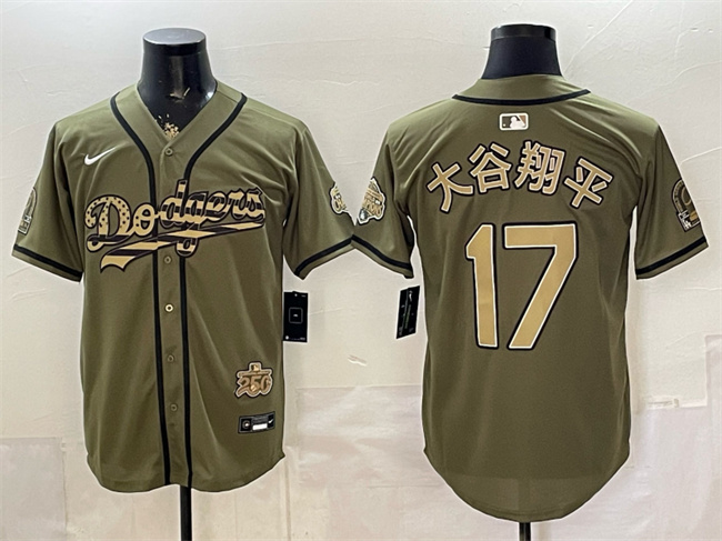 Los Angeles Dodgers #17 ??????? Olive 2026 Armed Forces Day Stitched Baseball Jersey Los Angeles Dodgers #17 ??????? Olive 2026 Armed Forces Day Stitched Baseball Jersey