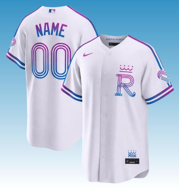 Custom Kansas City Royals 2026 City Connect Stadium Stitched Jersey Custom Kansas City Royals 2026 City Connect Stadium Stitched Jersey