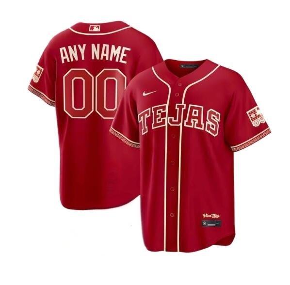 Custom Texas Rangers 2026 City Connect Stadium Baseball Stitched Jersey Custom Texas Rangers 2026 City Connect Stadium Baseball Stitched Jersey