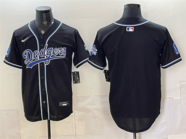 Los Angeles Dodgers Blank B2B Champs 2026 Black Out Style Vapor Limited Stitched Baseball Jersey