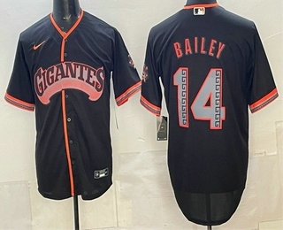 San Francisco Giants #14 Patrick Bailey Black 2026 Alternate Stadium Stitched Jersey