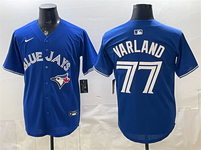 Toronto Blue Jays #77 Louis Varland Royal 2025 Limited Stitched Baseball Jersey