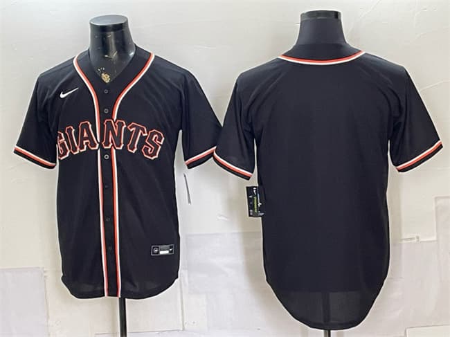 San Francisco Giants Blank 2026 Fashion Replica Black Out Stitched Baseball Jersey San Francisco Giants Blank 2026 Fashion Replica Black Out Stitched Baseball Jersey