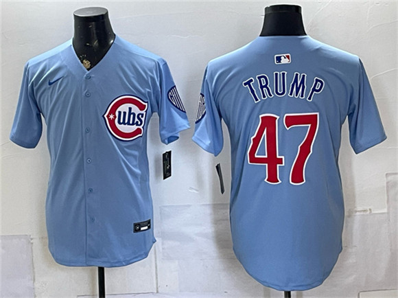 Chicago Cubs #47 Trump Blue 2026 2nd Alternate Limited Stitched Baseball Jersey