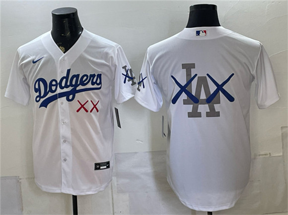 Los Angeles Dodgers White Vapor Premier Limited Stitched Baseball Jersey