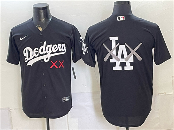 Los Angeles Dodgers Black Vapor Premier Limited Stitched Baseball Jersey