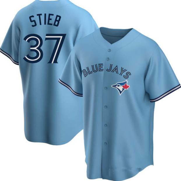 Toronto Blue Jays #37 Dave Stieb Blue Home Cool Base Stitched Baseball Jersey