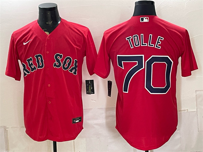 Boston Red Sox #70 Payton Tolle Red Cool Base Stitched Baseball Jersey