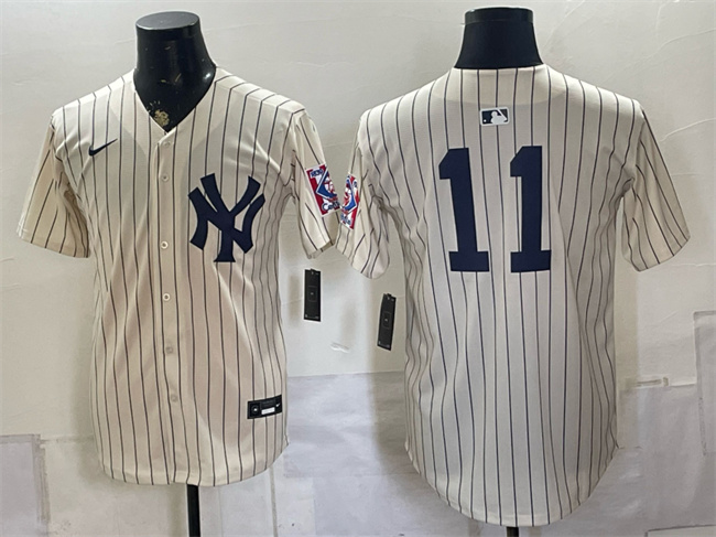 New York Yankees #11 Anthony Volpe Cream 2026 Field of Dreams Stadium Stitched Baseball Jersey