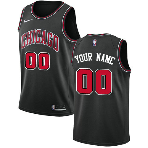 Chicago Bulls Customized Swingman Black Statement Edition NBA Jersey
