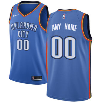 Oklahoma City Thunder Blue Swingman Custom Icon Edition Jersey Oklahoma City Thunder Blue Swingman Custom Icon Edition Jersey