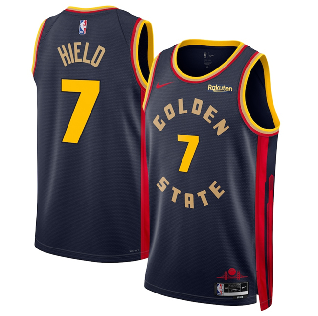 Golden State Warriors #7 Buddy Hield Navy 2024-25 City Edition Stitched Basketball Jersey