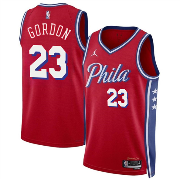Philadelphia 76ers #23 Eric Gordon Red Statement Edition Stitched Jersey