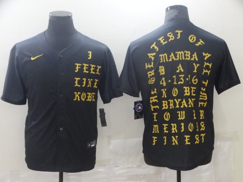 Los Angeles Lakers #24 Kobe Bryant Black Gold Fashion Swingman Jersey
