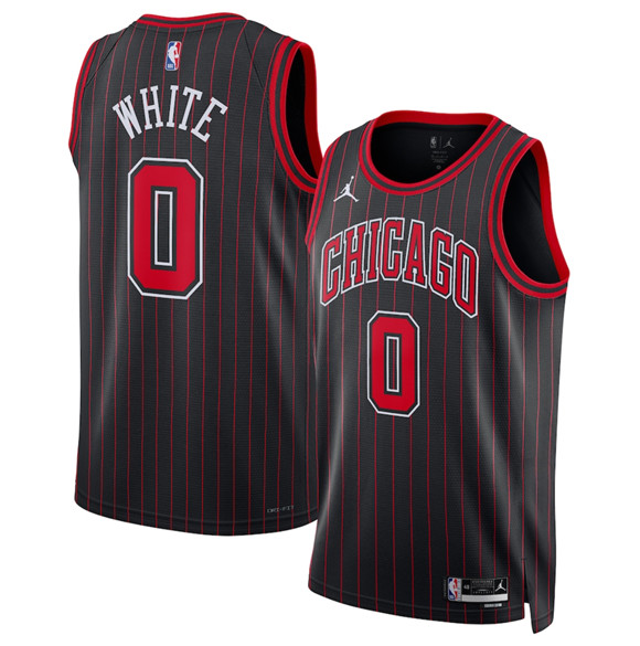 Chicago Bulls #0 Coby White White 2024-25 City Edition Stitched Basketball Jersey