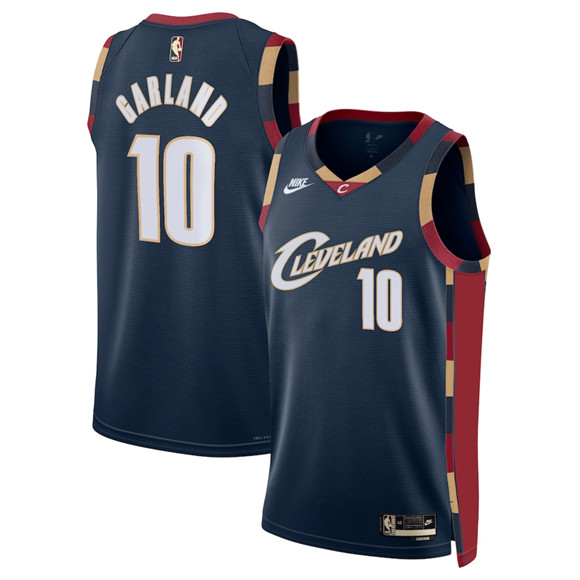 Cleveland Cavaliers #10 Darius Garland Navy 2025 Classic Edition Stitched Jersey