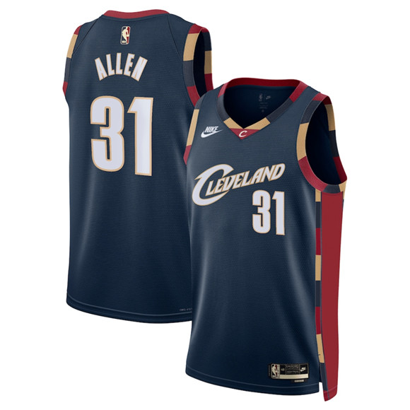 Cleveland Cavaliers #31 Jarrett Allen Navy 2025 Classic Edition Stitched Jersey