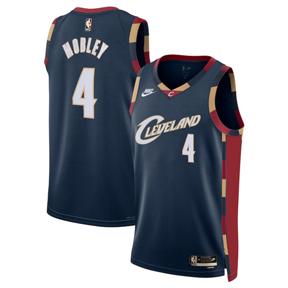 Cleveland Cavaliers #4 Evan Mobley Navy 2025 Classic Edition Stitched Jersey