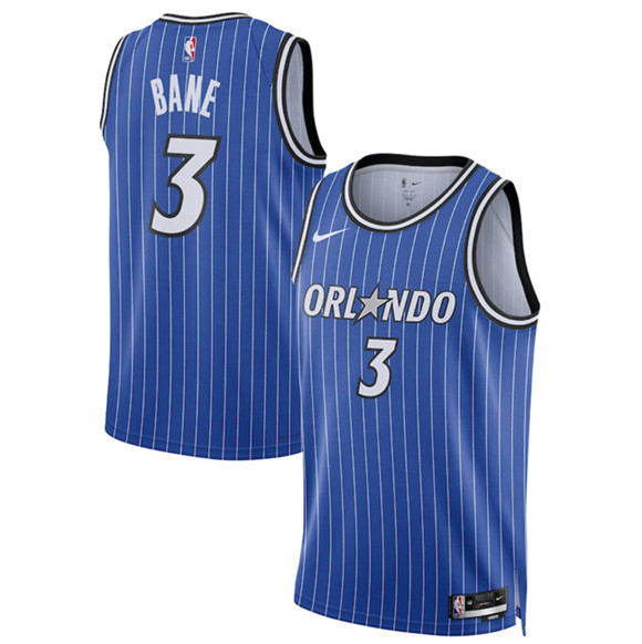 Orlando Magic #3 Desmond Bane Blue 2025 Icon Edition Stitched Basketball Jersey