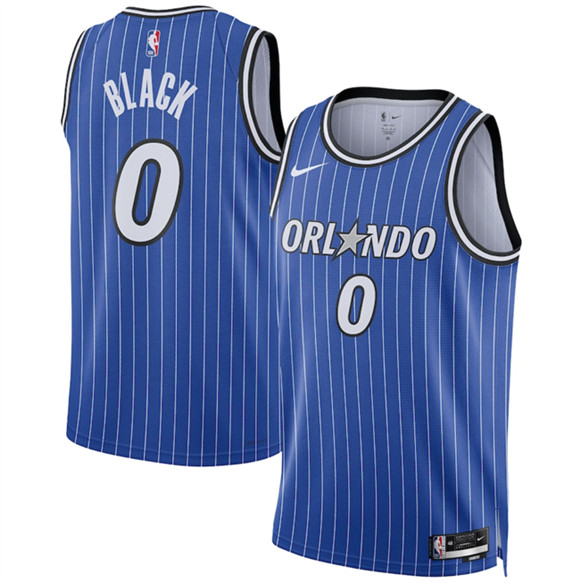 Orlando Magic #0 Anthony Black Blue 2025 Icon Edition Stitched Basketball Jersey