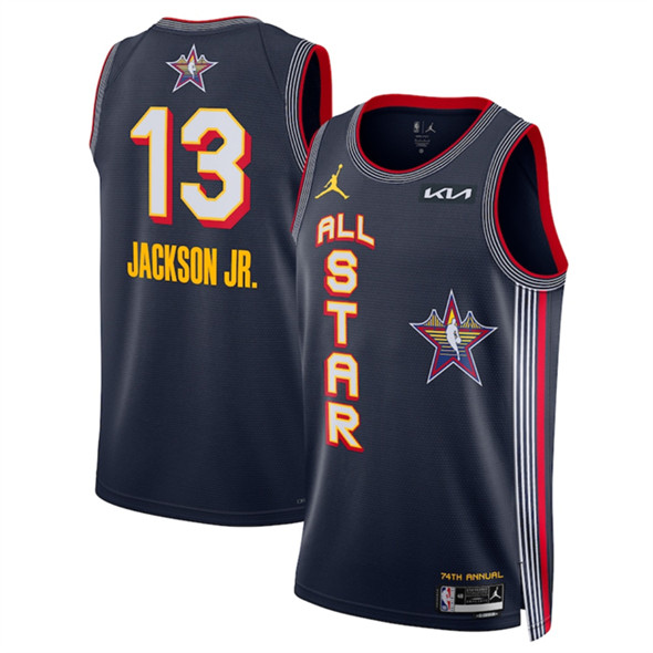 2025 All-Star #13 Jaren Jackson Jr. Navy Stitched Basketball Jersey