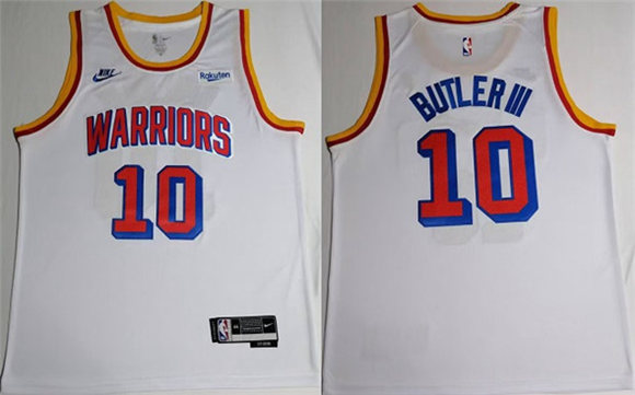 Golden State Warriors #10 Jimmy Bulter III White 2025 Classic Edition Swingman Stitched Basketball Jersey