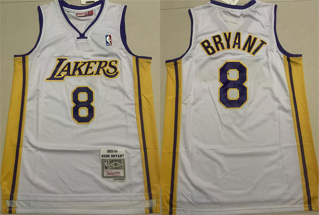 Los Angeles Lakers #8 Kobe Bryant Yellow Throwback Stitched Basketball Jersey Los Angeles Lakers #8 Kobe Bryant Yellow Throwback Stitched Basketball Jersey