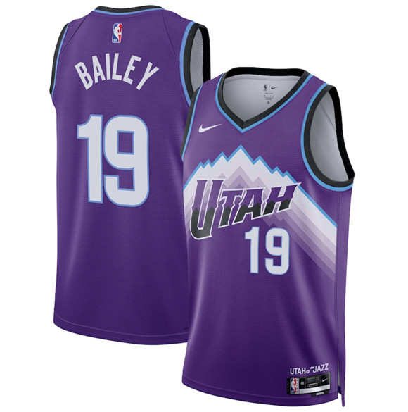 Utah Jazz #19 Ace Bailey Purple 2025 Icon Edition Stitched Basketball Jersey