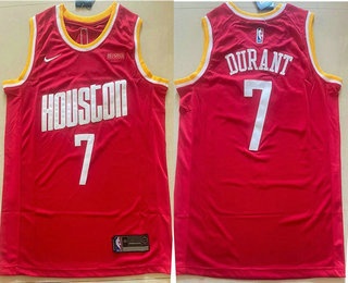 Houston Rockets #7 Kevin Durant Red Classic Swingman Jersey
