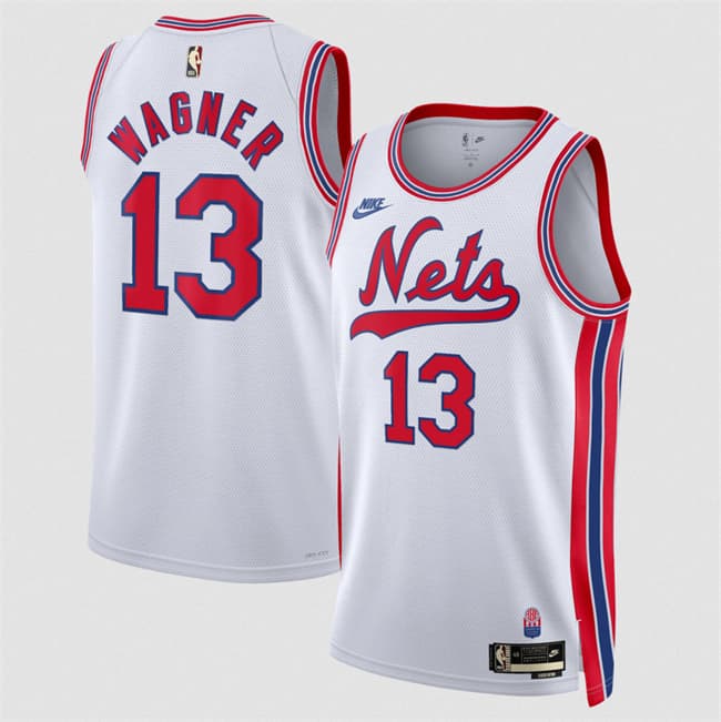 Brooklyn Nets #13 Moritz Wagner White 2026-27Classic Edition Stitched Basketball Jersey