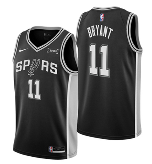 San Antonio Spurs #11 Carter Bryant Black Icon Edition Stitched Basketball Jersey