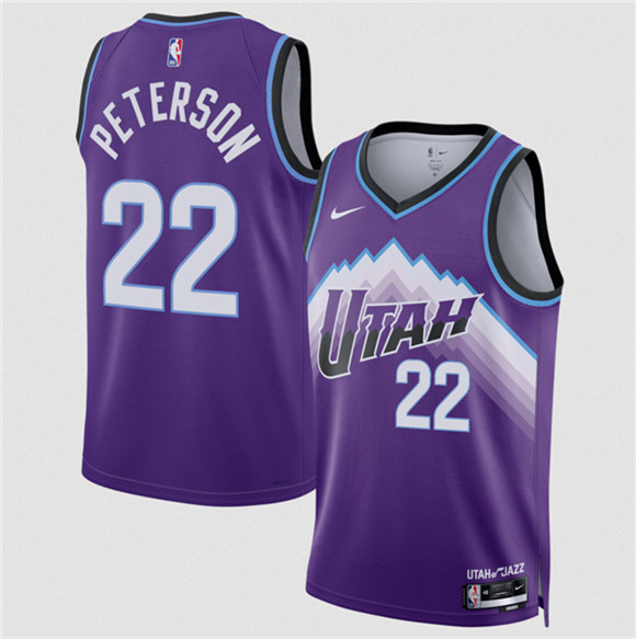 Utah Jazz #22 Darryn Peterson Purple 2026 Draft Icon Edition Stitched Basketball Jersey