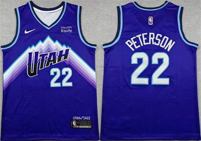 Utah Jazz #22 Darryn Peterson Purple 2026 Draft Icon Edition Stitched Basketball Jersey