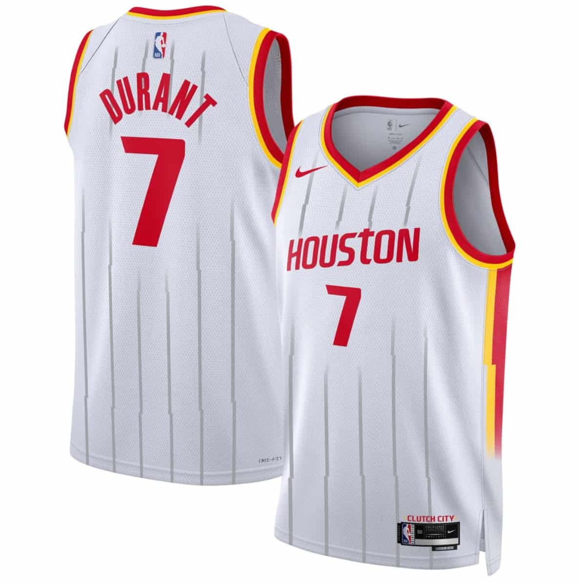 Houston Rockets #7 Kevin Durant White 2026-27 Association Swingman Stitched Jersey