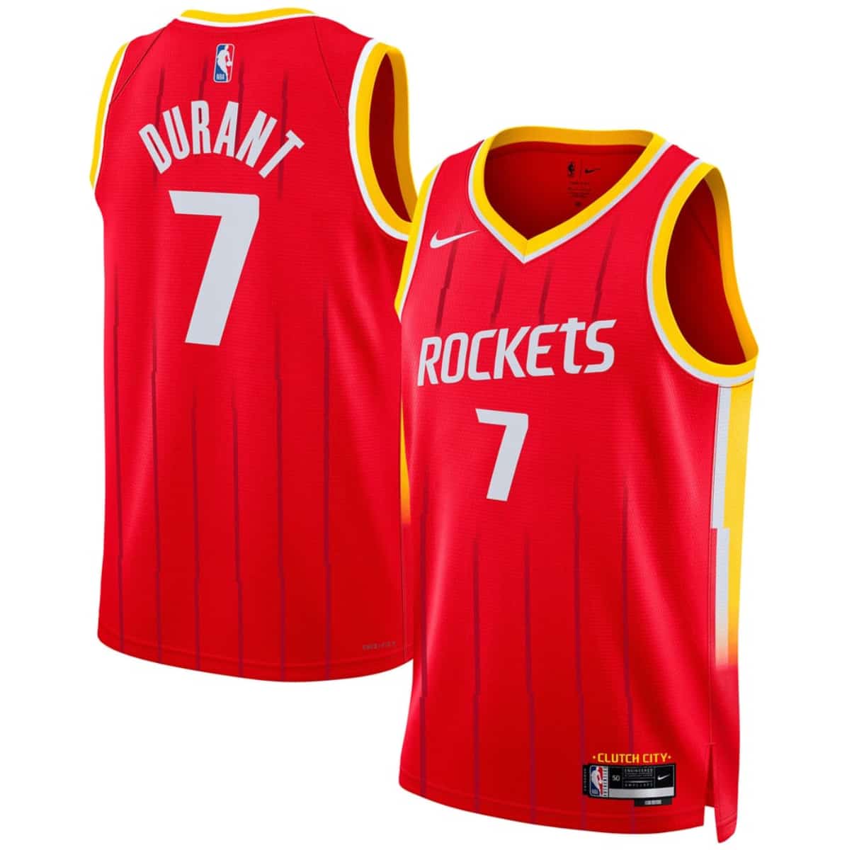Houston Rockets #7 Kevin Durant Red 2026-27 Icon Swingman Stitched Jersey