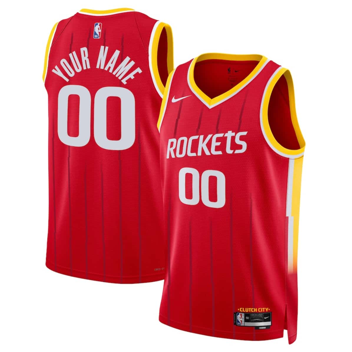 Houston Rockets Actiive Player Custom Red 2026-27 Icon Swingman Stitched Jersey